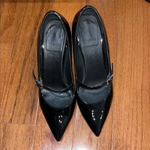 Theory Black Patent Leather Heels